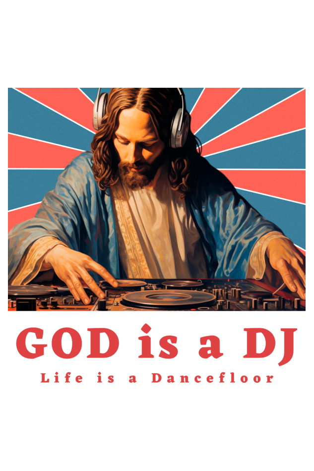 God Is a DJ Oversized T-Shirt