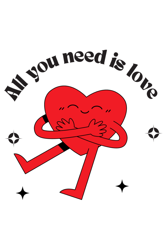 All You Need is Love Regular Fit Hoodie
