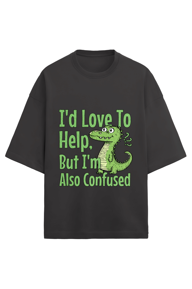 Confused AF Oversized T-Shirt