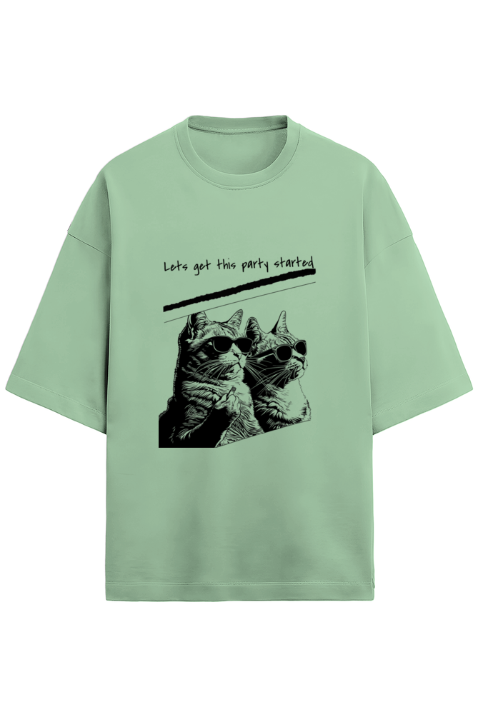 Cool Cats Oversized T-Shirt