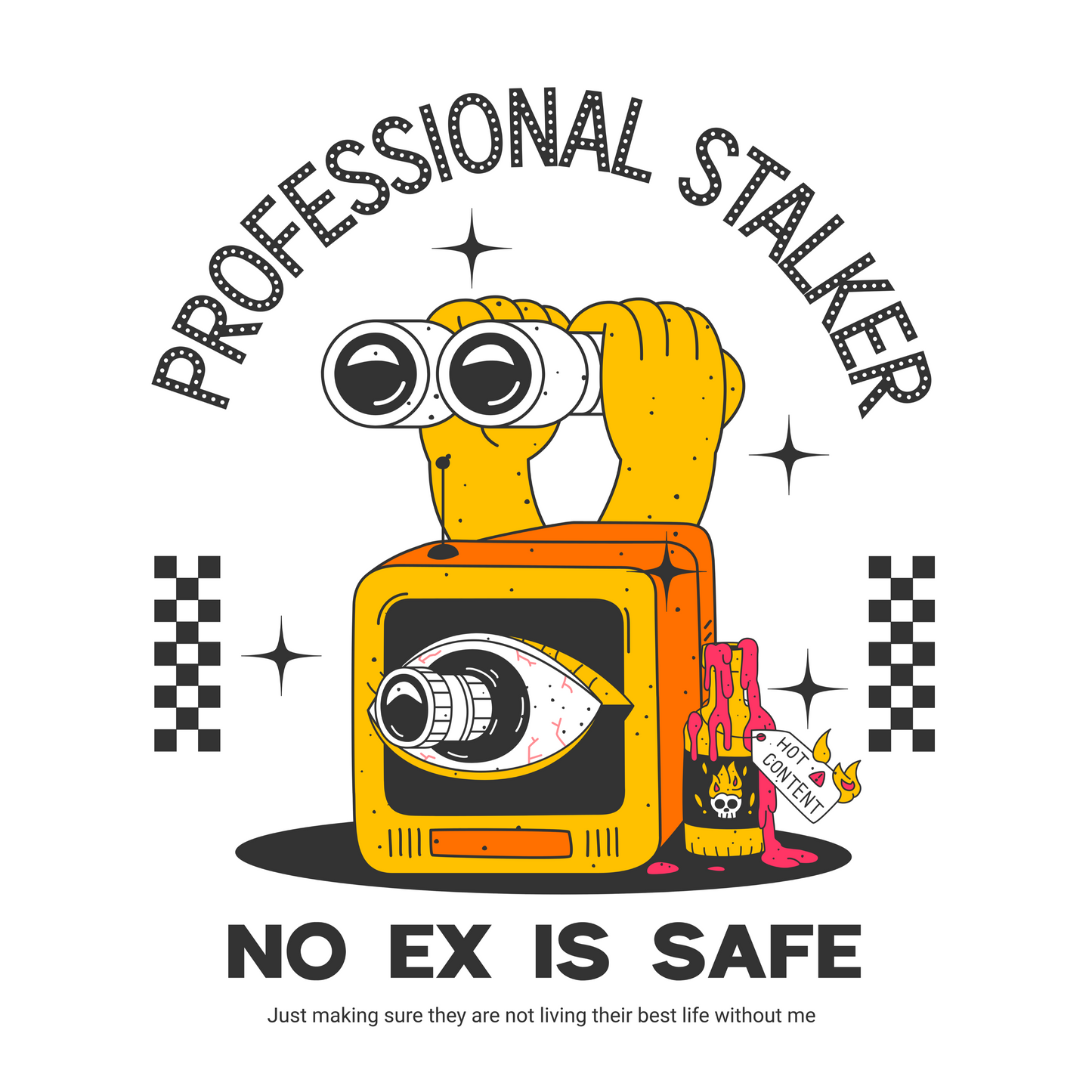 Professional Stalker Oversized T-Shirt