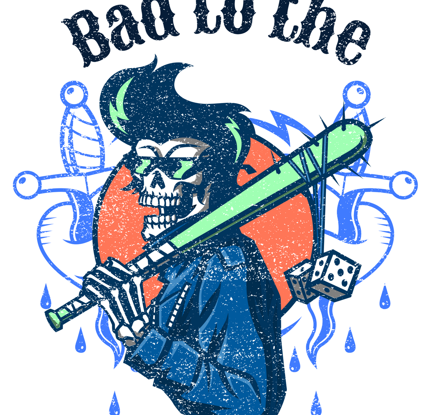 Bad to the Bones Oversized T-Shirt