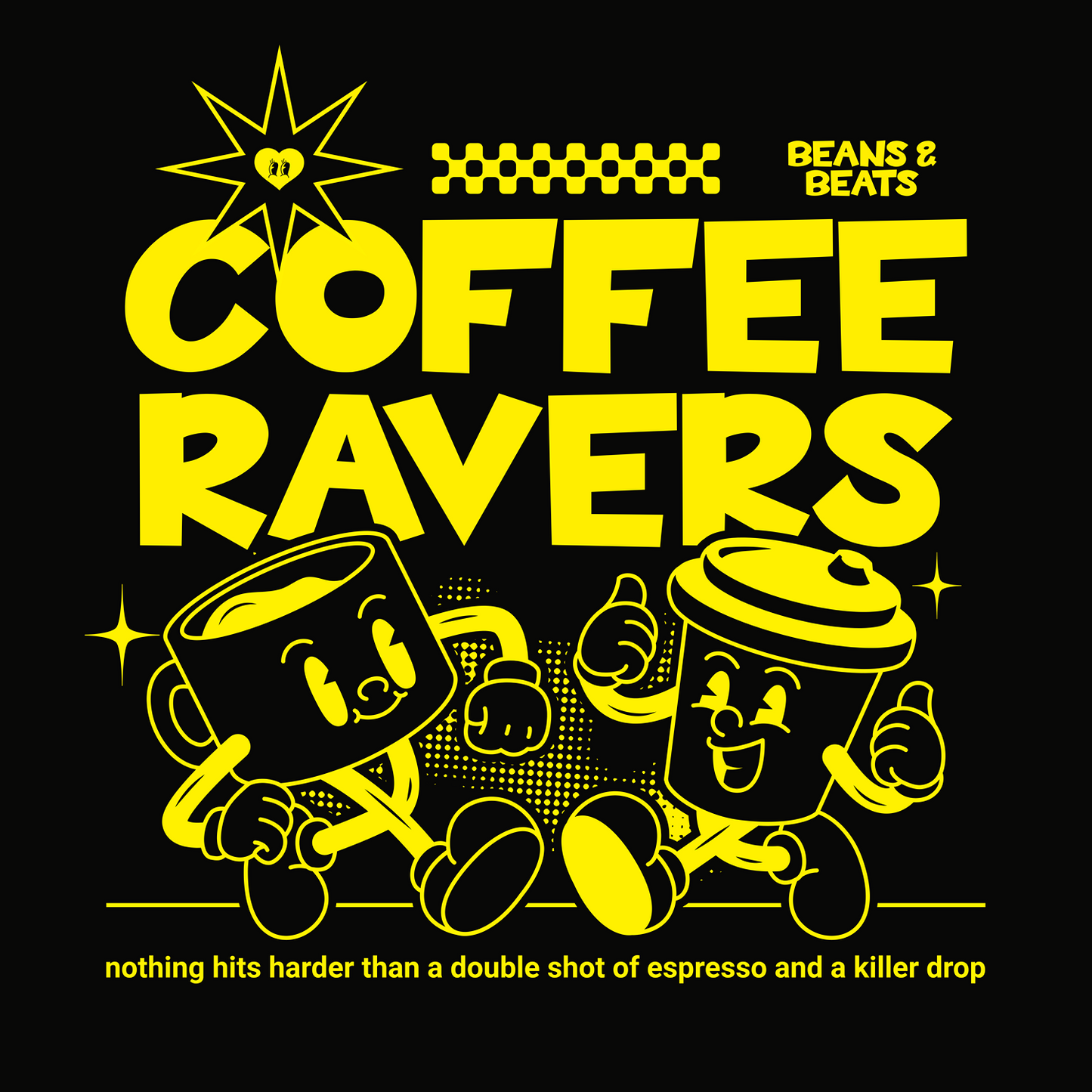 Coffee Ravers Oversized T-Shirt