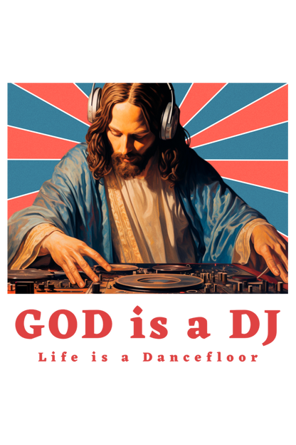God Is a DJ Oversized T-Shirt