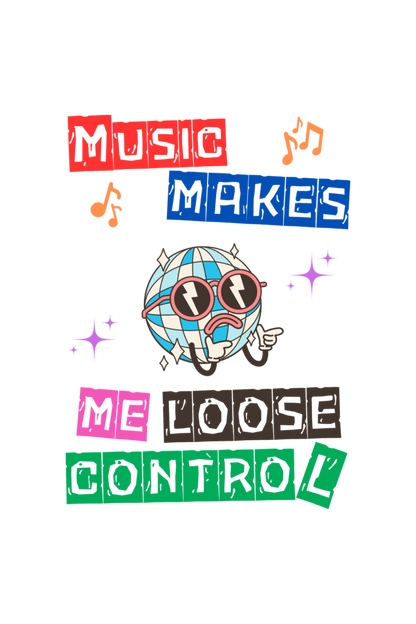 Music makes me loose control Oversized T-Shirt