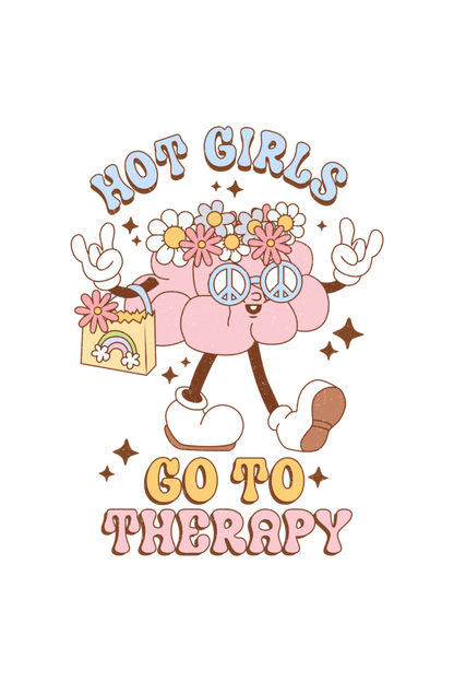 Hot Girls go to Therapy Oversized T-Shirt