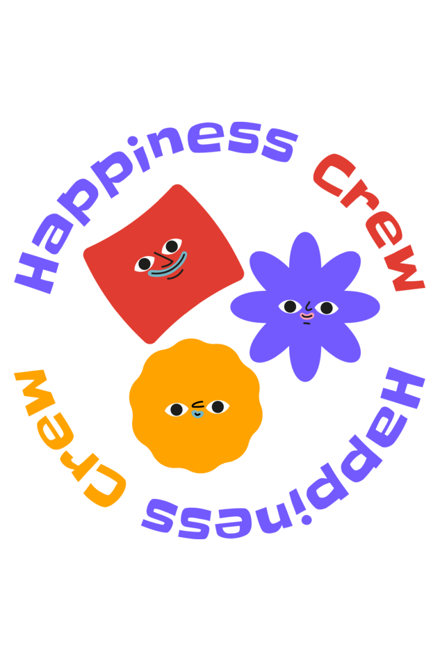 Happiness Crew Oversized Sweatshirt