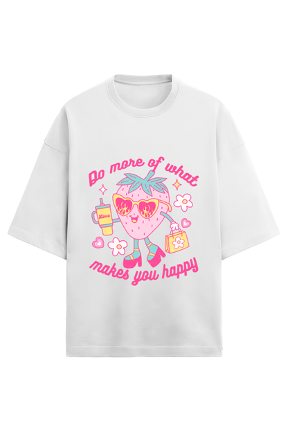 Happy Life Oversized T-Shirt