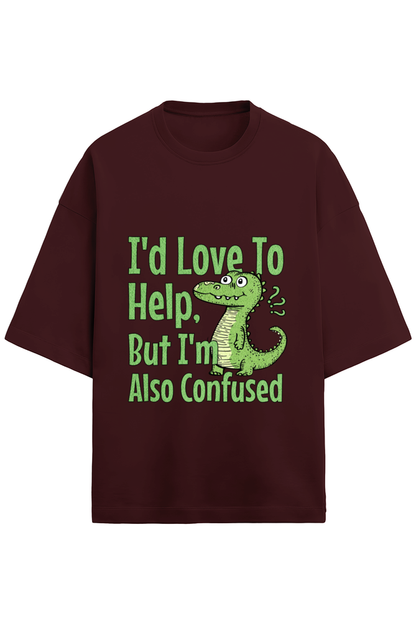 Confused AF Oversized T-Shirt