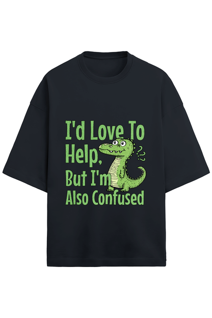 Confused AF Oversized T-Shirt