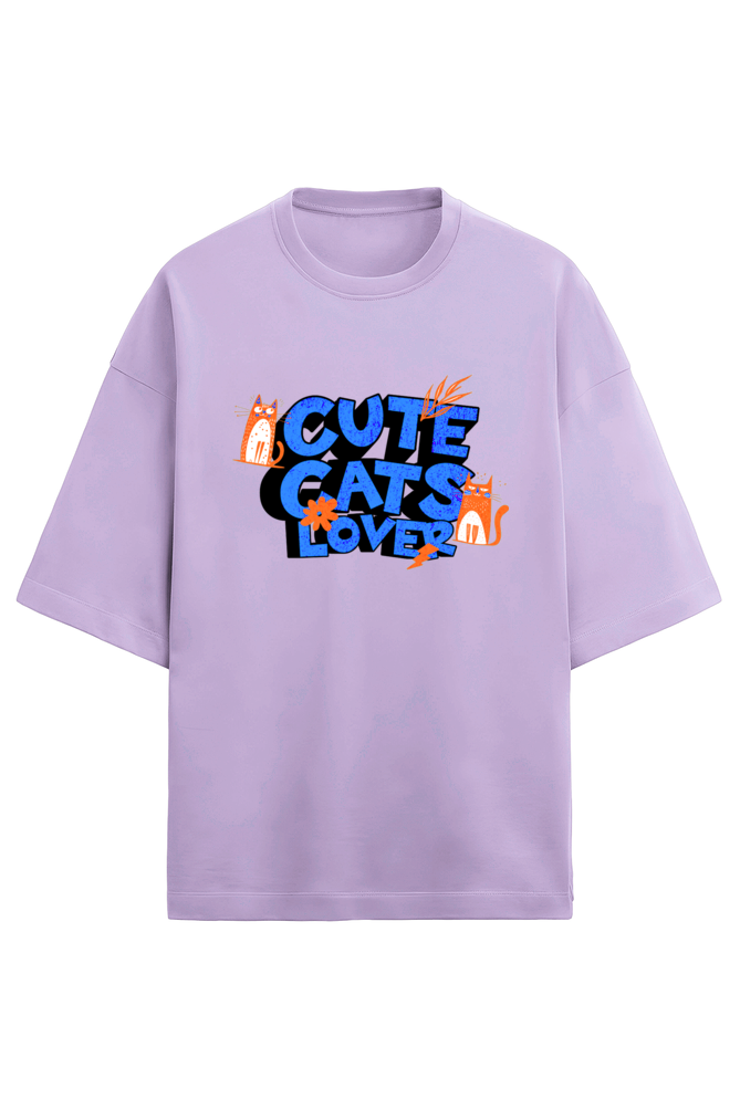 Cute Cats Lover Oversized T-Shirt