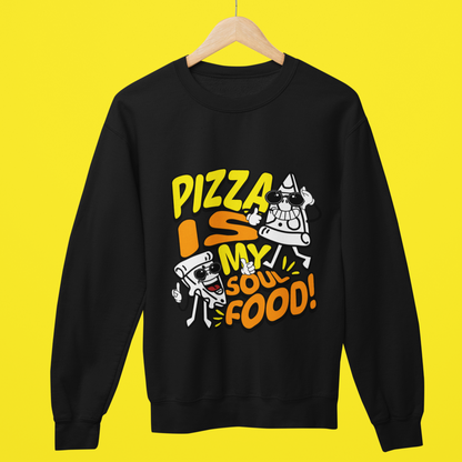 Pizza is my Soul Food Oversized Sweatshirt