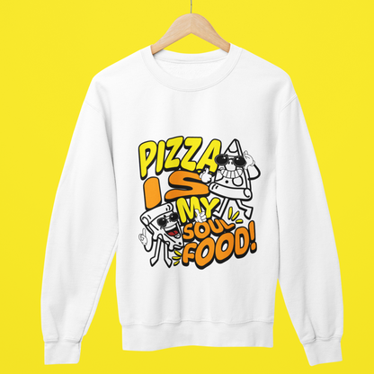 Pizza is my Soul Food Oversized Sweatshirt