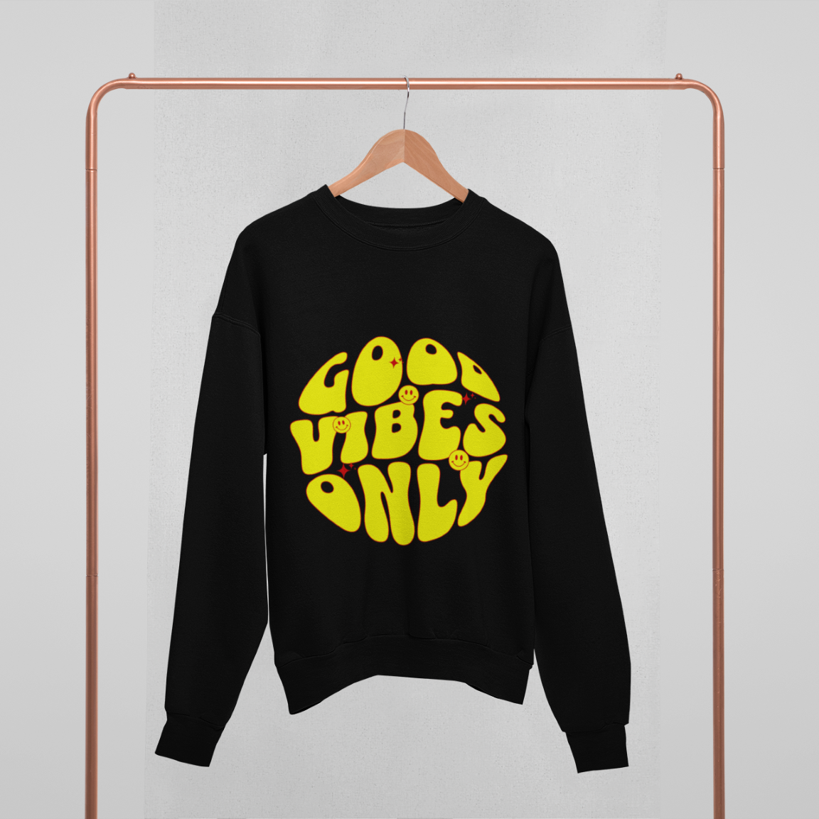 Good Vibes Only Oversized Sweatshirt