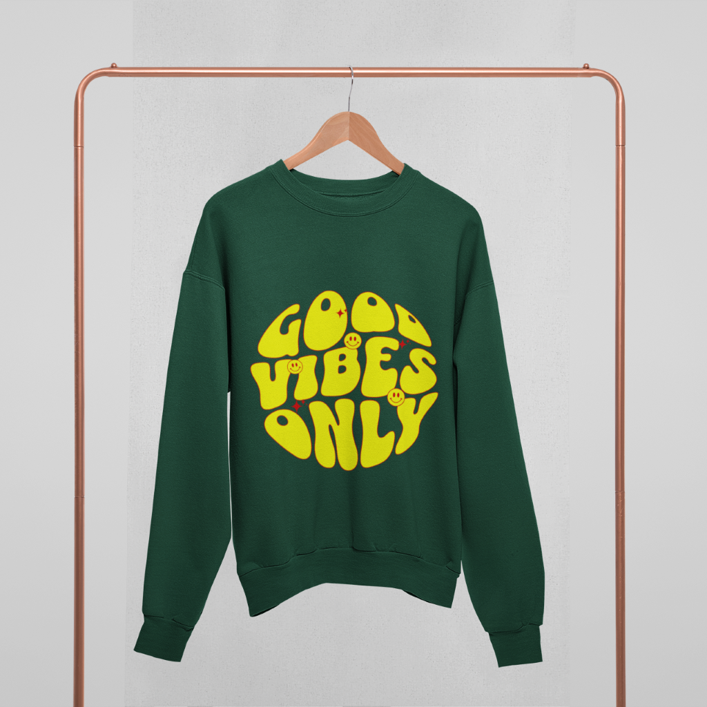 Good Vibes Only Oversized Sweatshirt