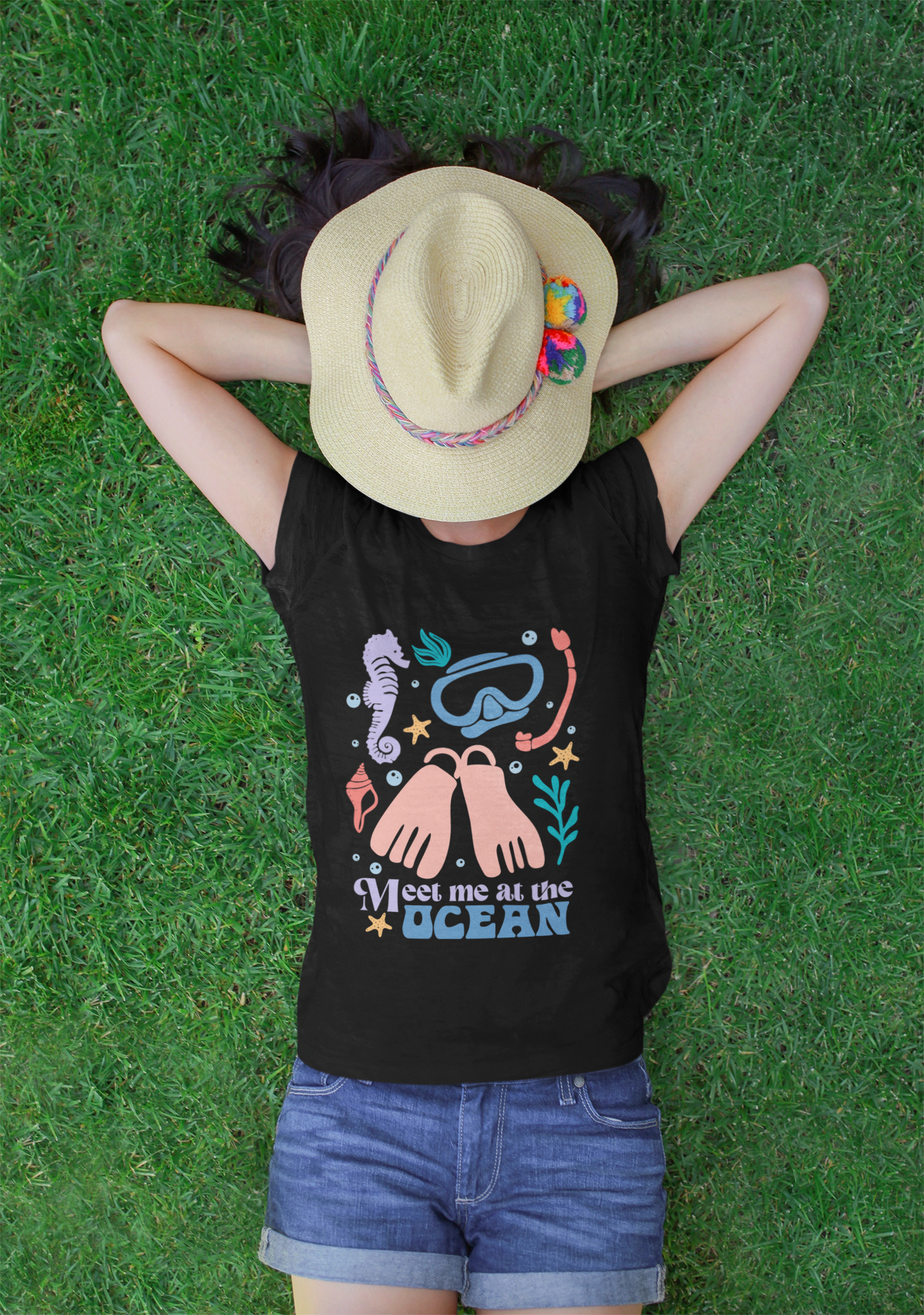 Meet Me At The Ocean ( Unisex Fit ) T-Shirt