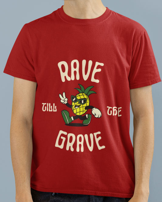 Rave Till The Grave Regular Fit T-shirt